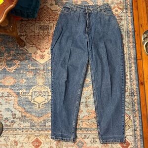 Levi’s 550 Vintage Orange Tab High Waisted Mom Jeans 30x30